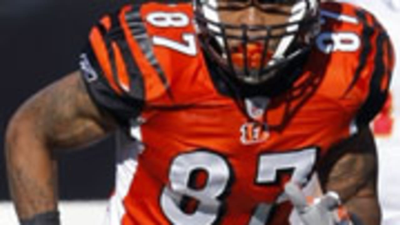 Defensive back Chinedum Ndukwe of the Cincinnati Bengals watches