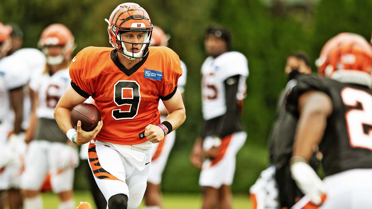 Bengals quarterback Joe Burrow was back to practice ahead of