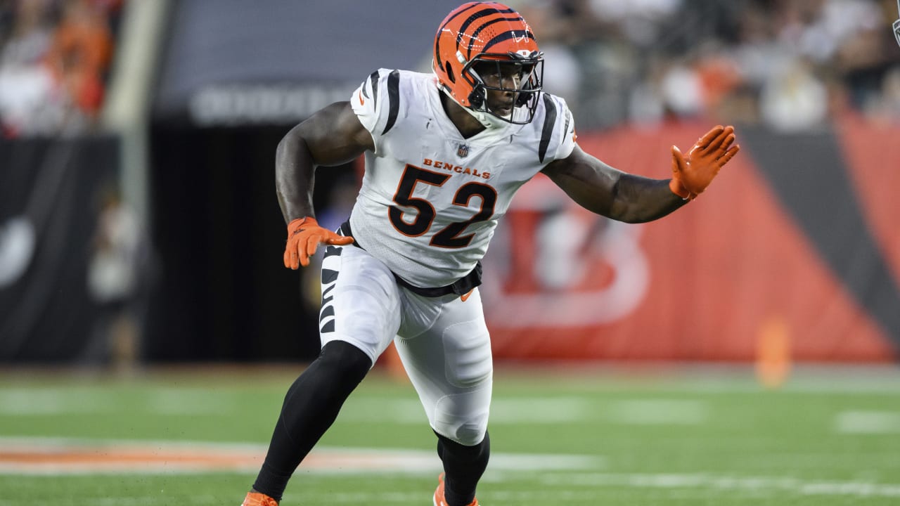 Cincinnati Bengals quarterback Jake Browning caps a 13-play drive with a  touchdown throw to Bengals tight end Justin Rigg on flat route