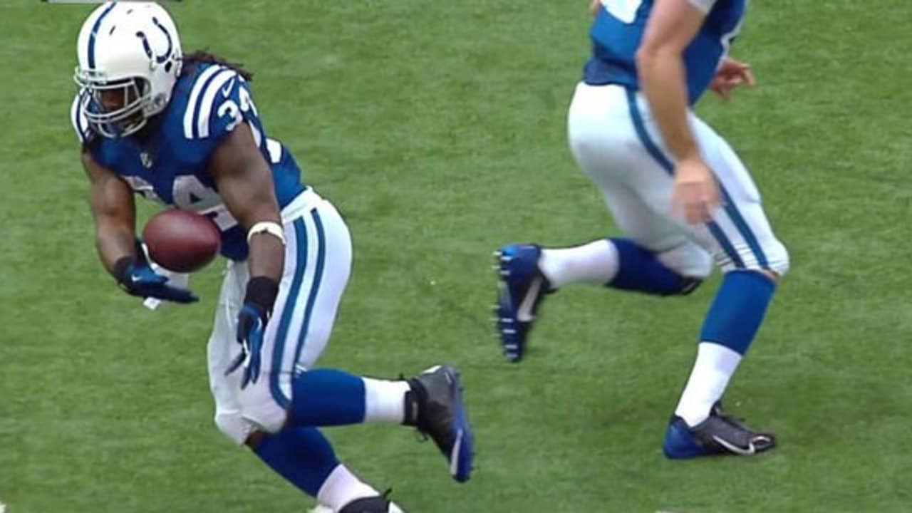 Indianapolis Colts Running Back Trent Richardson Fumbles