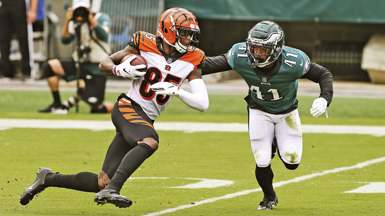 Tee Higgins wears Oak Ridge, Clemson jersey number with Bengals