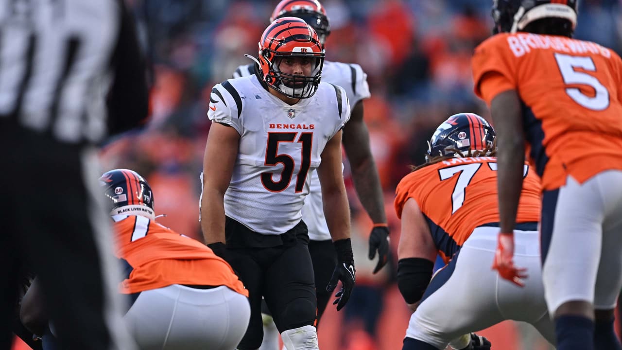 Cincinnati Bengals linebacker Markus Bailey (51) stands during