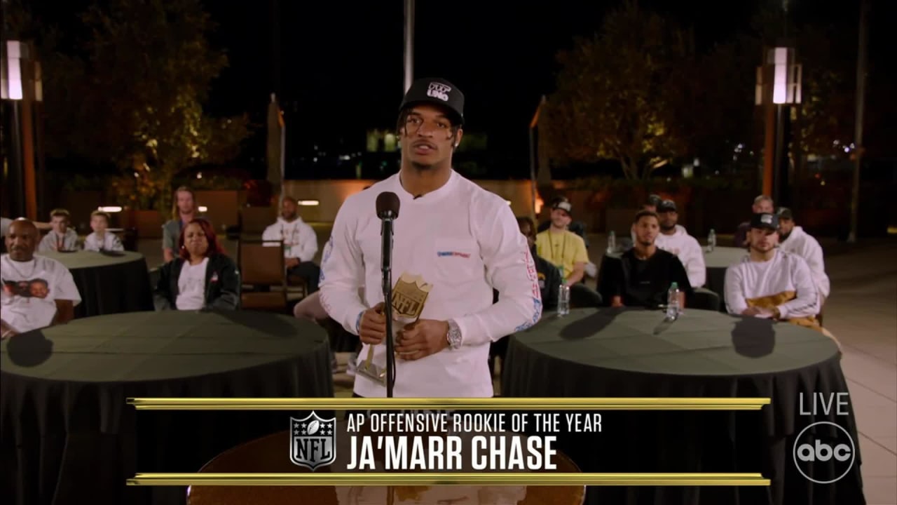 Former Tiger star WR Ja'Marr Chase wins AP NFL Offensive Rookie of the Year