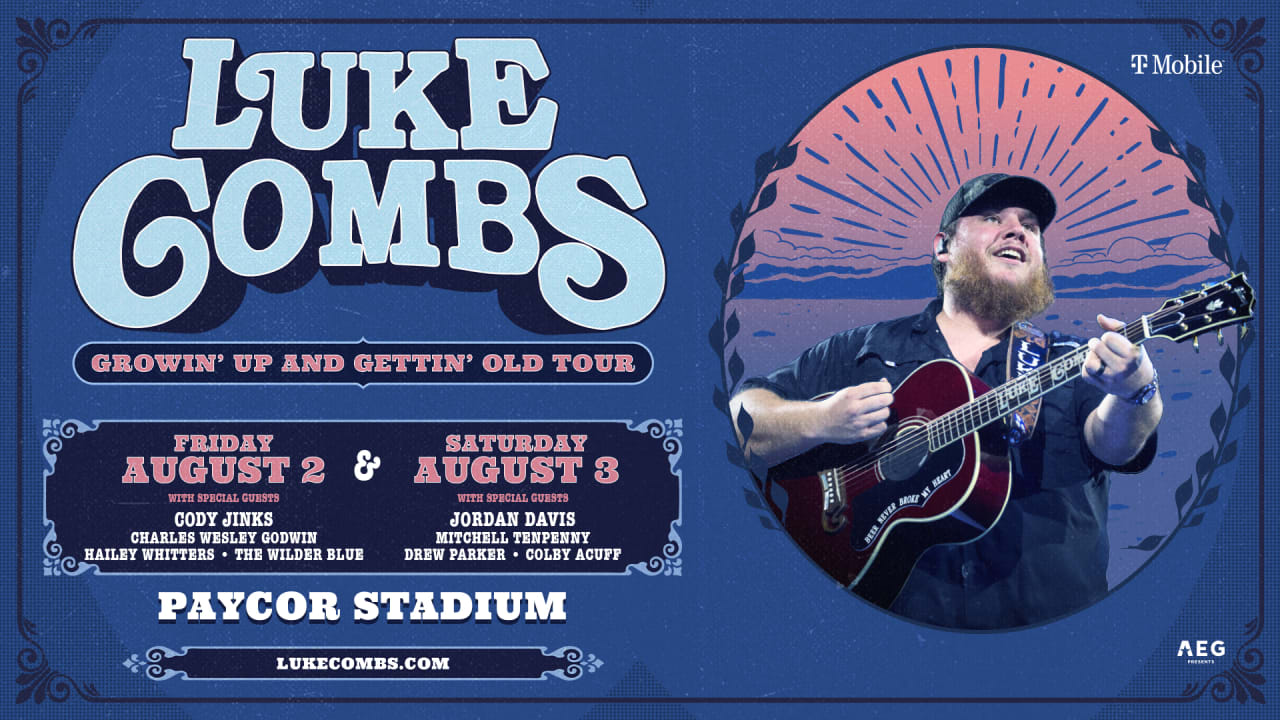 luke combs tour cincinnati