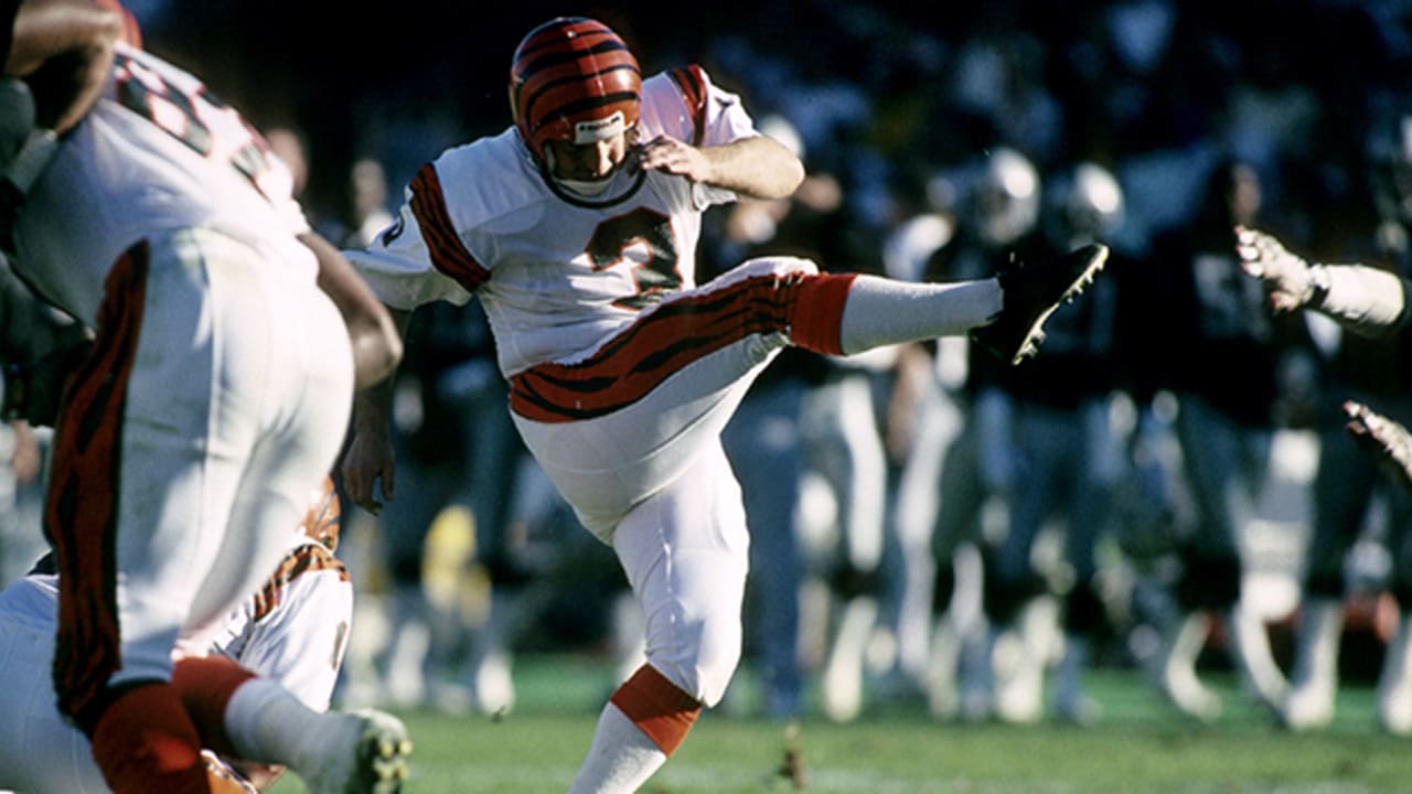 Cincinnati Bengals on X: Number 5 in the #Bengals First 50: Jim Breech  Leading scorer in franchise history, 9-9 in OT FGs. 