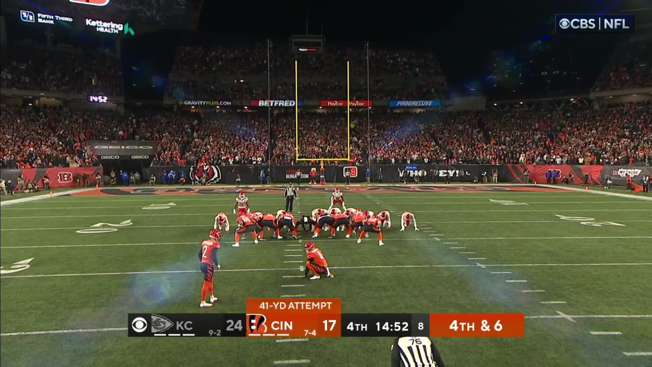 Highlight] CIN Vs KC Evan McPherson FG Sends The Bengals To