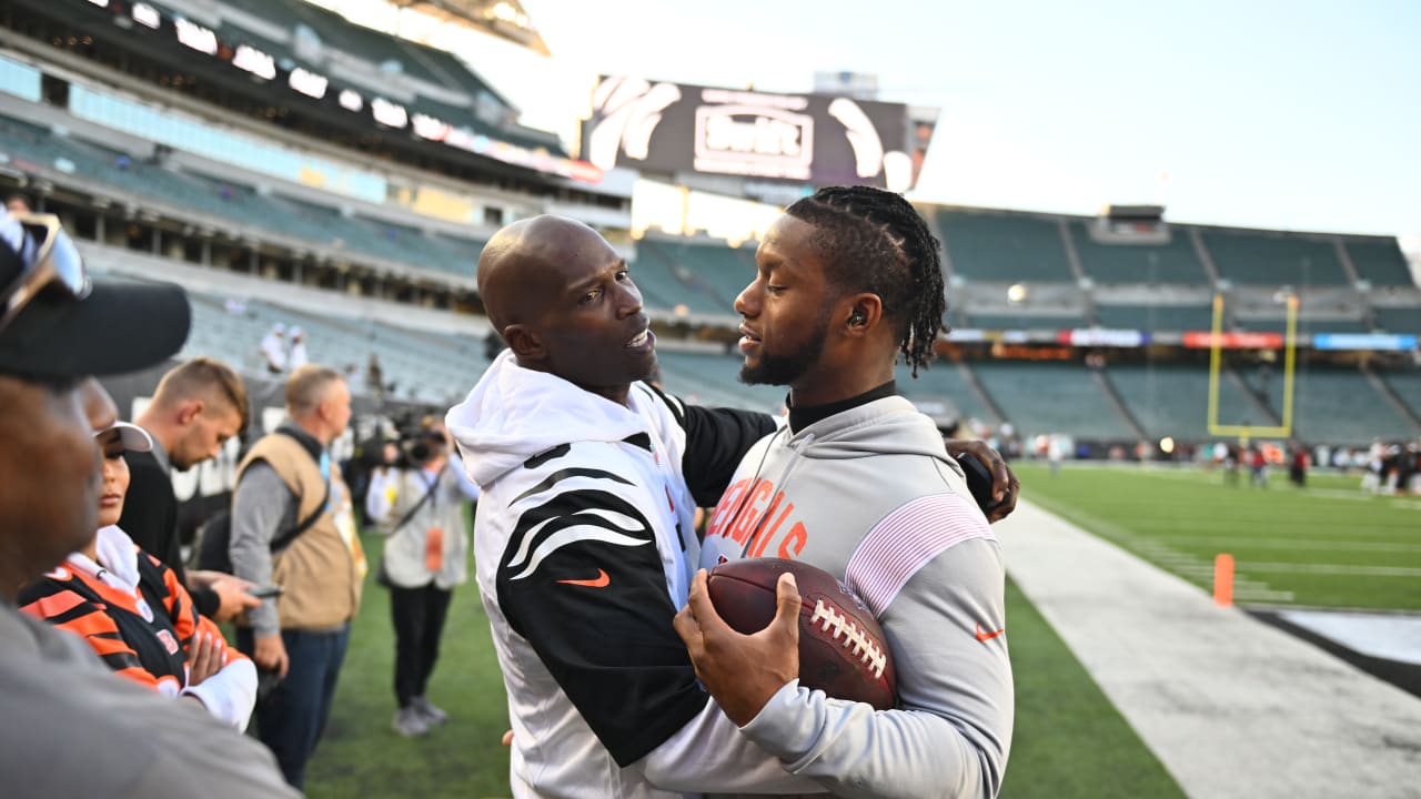 Chad Johnson marvels at the play of Bengals rookie wide receiver Tee Higgins