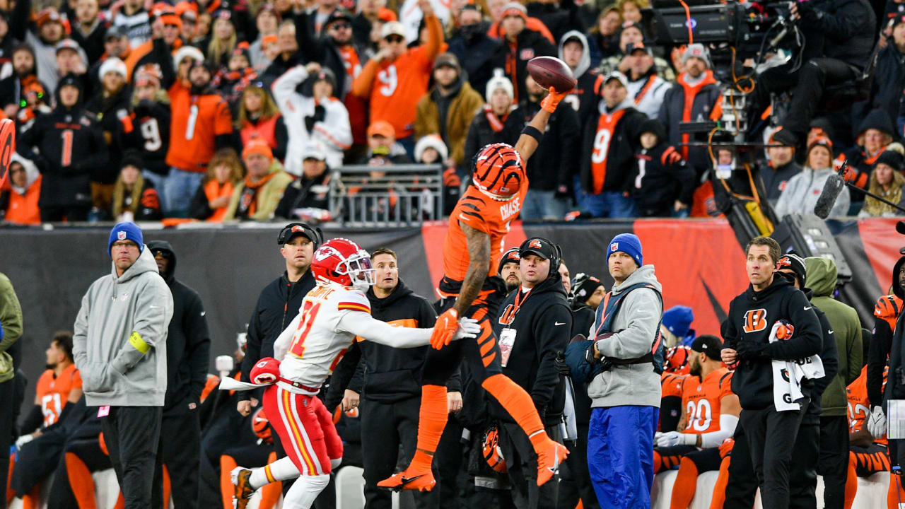 Ja'Marr Chase One Hand Catch Week 13 Bengals Highlights vs. Kansas