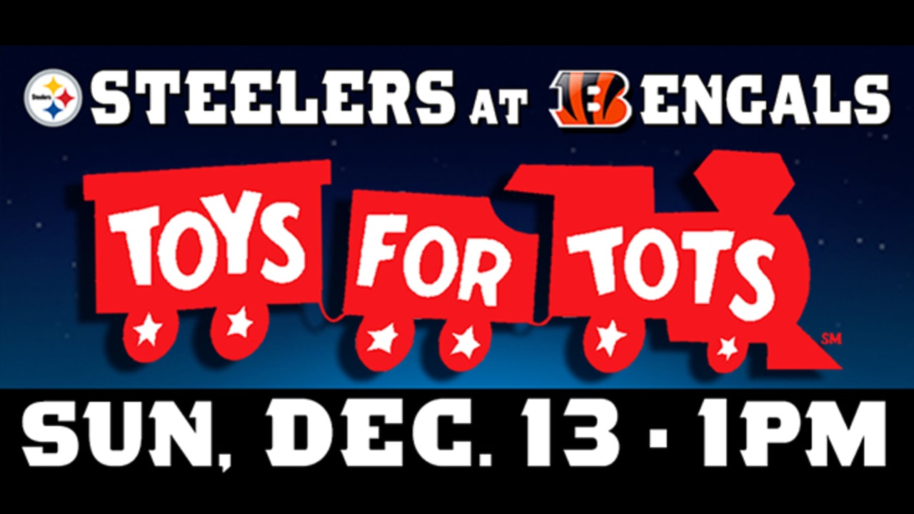 Cincinnati Bengals and the U.S. Marine Corps 2015 Toys for Tots Collection