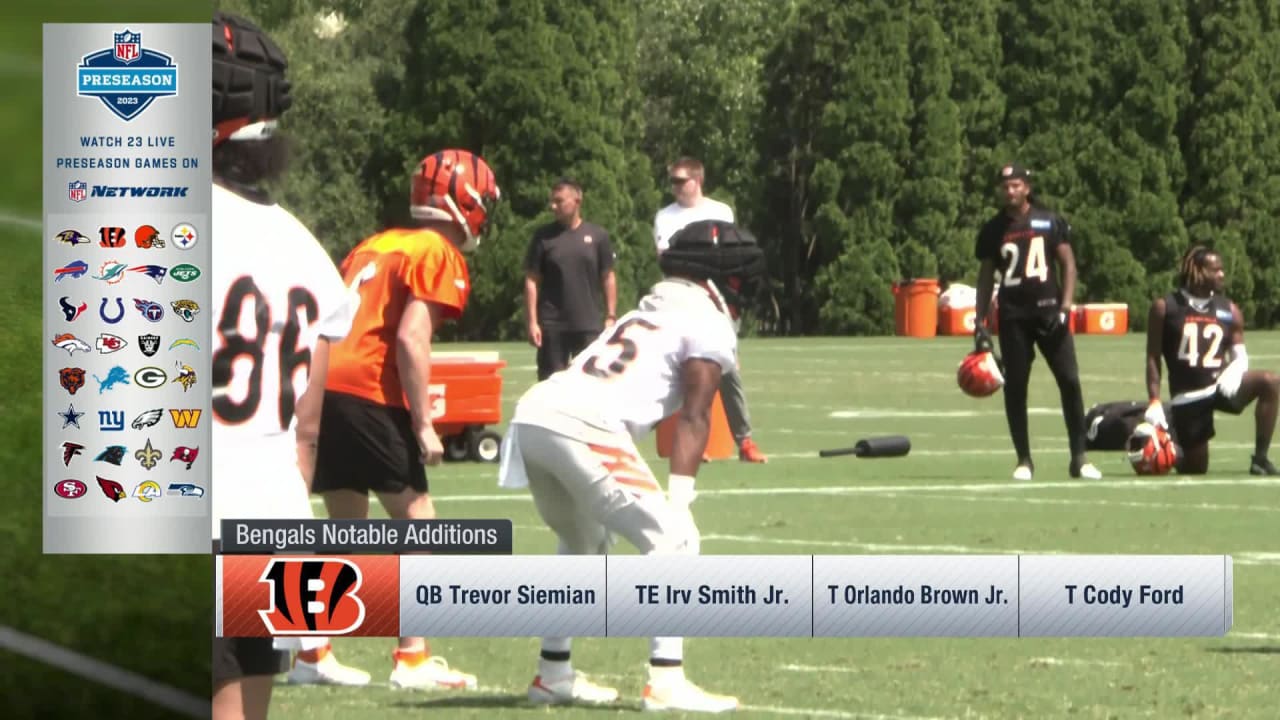 Behind the scenes with Ja'Marr Chase at Bengals training camp.