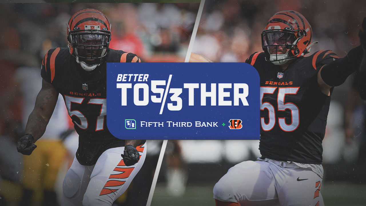 BetterTO53THER: Giovani Bernard & Samaje Perine, 267 yards of offense from  the beard and the stache. Giovani Bernard & Samaje Perine were Sunday's  Fifth Third Bank #BetterTO53THER performers., By Cincinnati Bengals