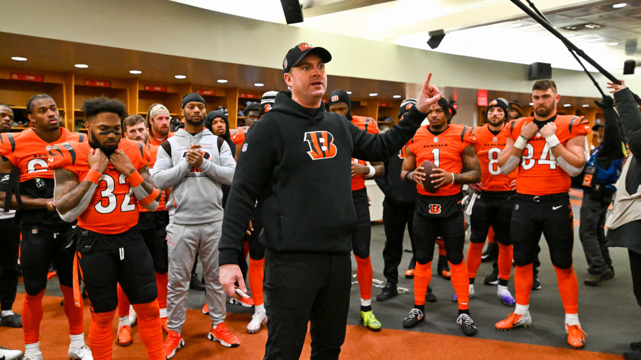 Zac Taylor gets emotional after Cincinnati Bengals beat KC Chiefs to win AFC  North - Cincy Jungle