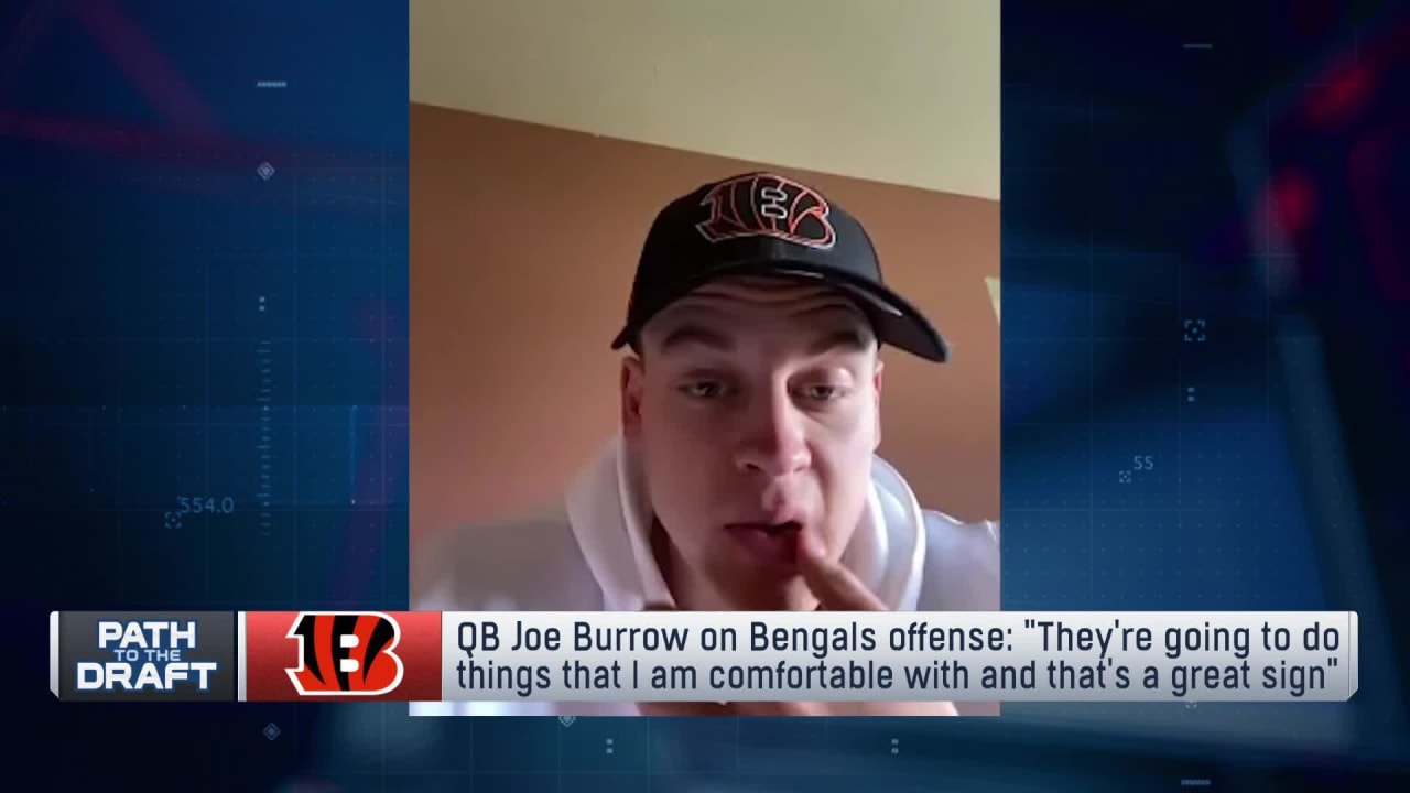 Rookie quarterback Joe Burrow describes how Cincinnati Bengals