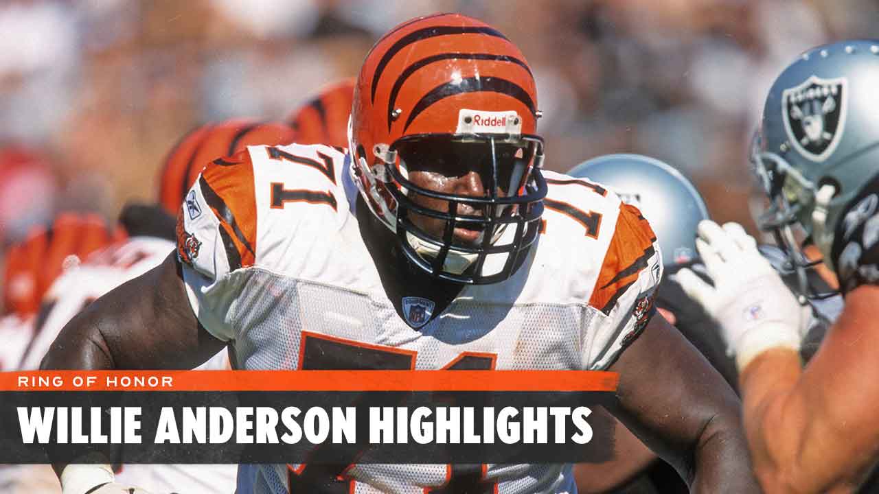 Willie Anderson Highlight Reel Bengals Ring of Honor 2022