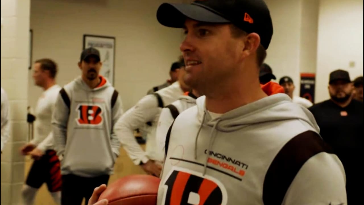 Inside the Bengals Locker Room: Postgame Speech and Celebration