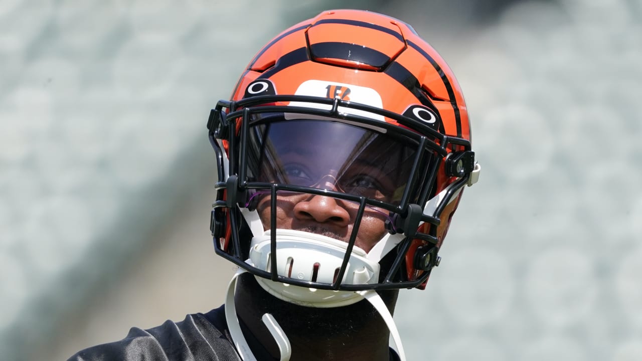 Cincinnati Bengals defensive tackle BJ Hill (92) performs a drill during  practice at the team's NFL football training facility, Tuesday, June 13,  2023, in Cincinnati. (AP Photo/Jeff Dean Stock Photo - Alamy