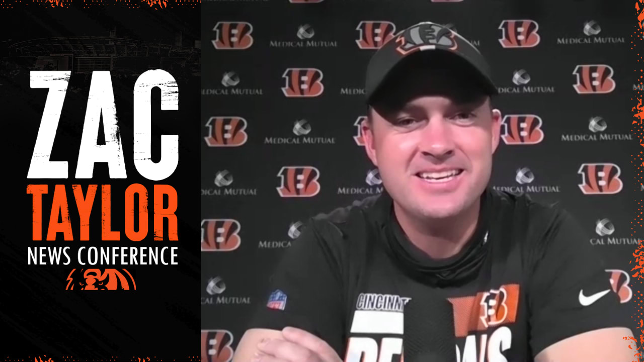 Bengals Head Coach Zac Taylor Met With The Media In His Weekly News ...