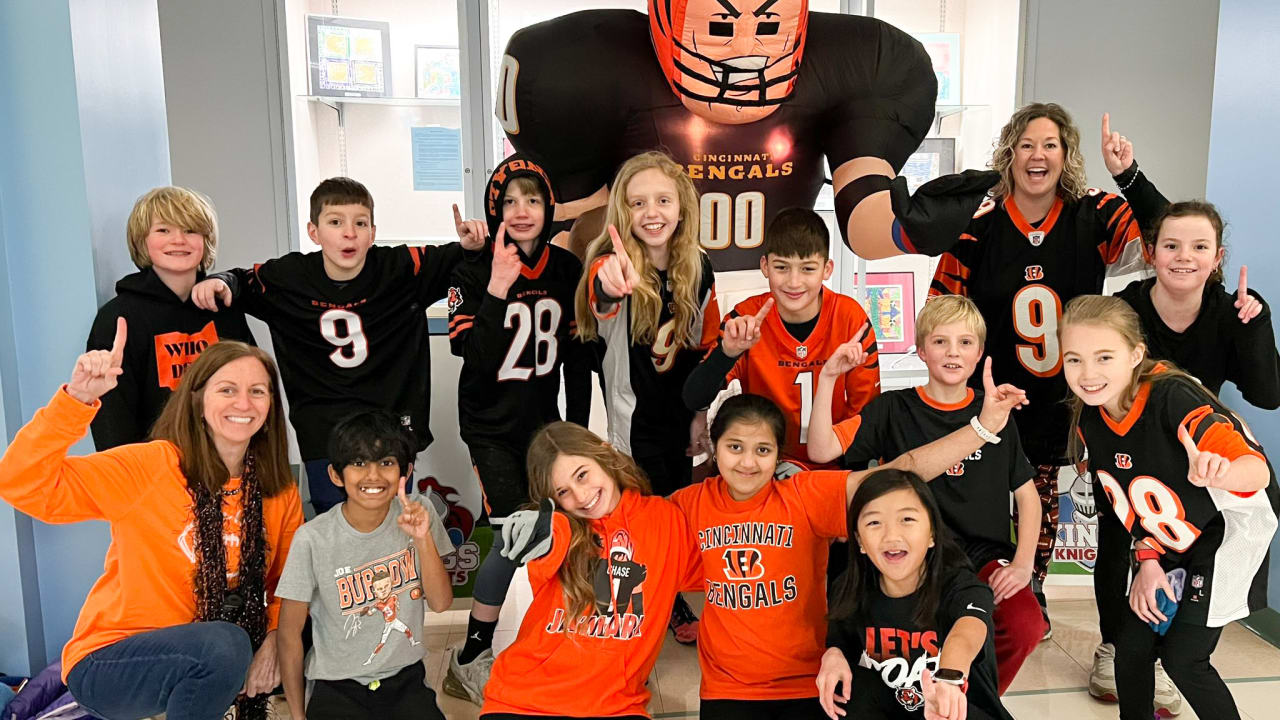 Bengals Rule Your School Pep Rally at Woodlawn Elementary