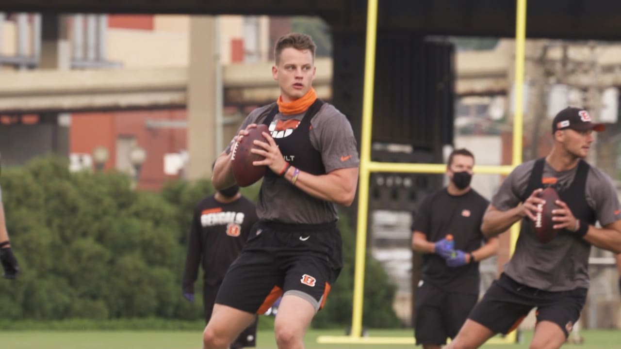 First Look at Joe Burrow at Training Camp