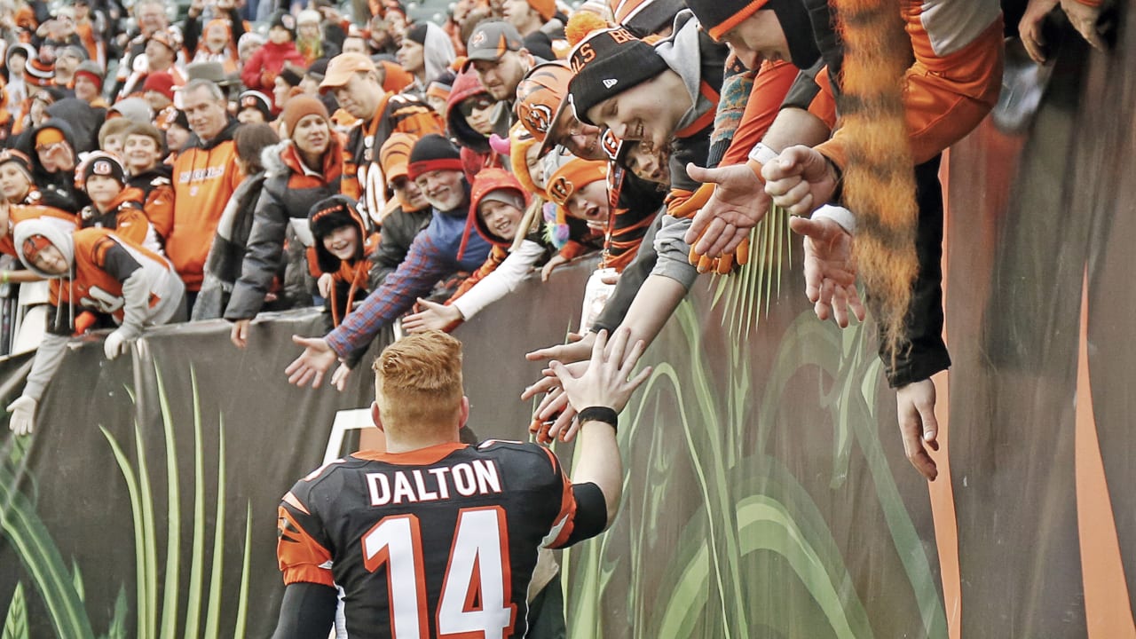 Andy Dalton's game-worn jersey from Week 8 vs Pittsburgh in the Hall of  Fame - Cincy Jungle