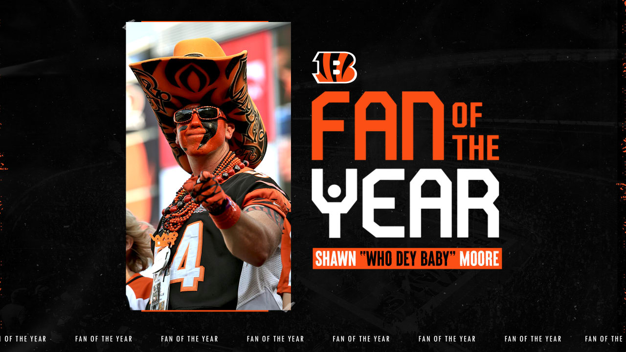 Shawn "Who Dey Baby" Moore Named Bengals Fan of the Year