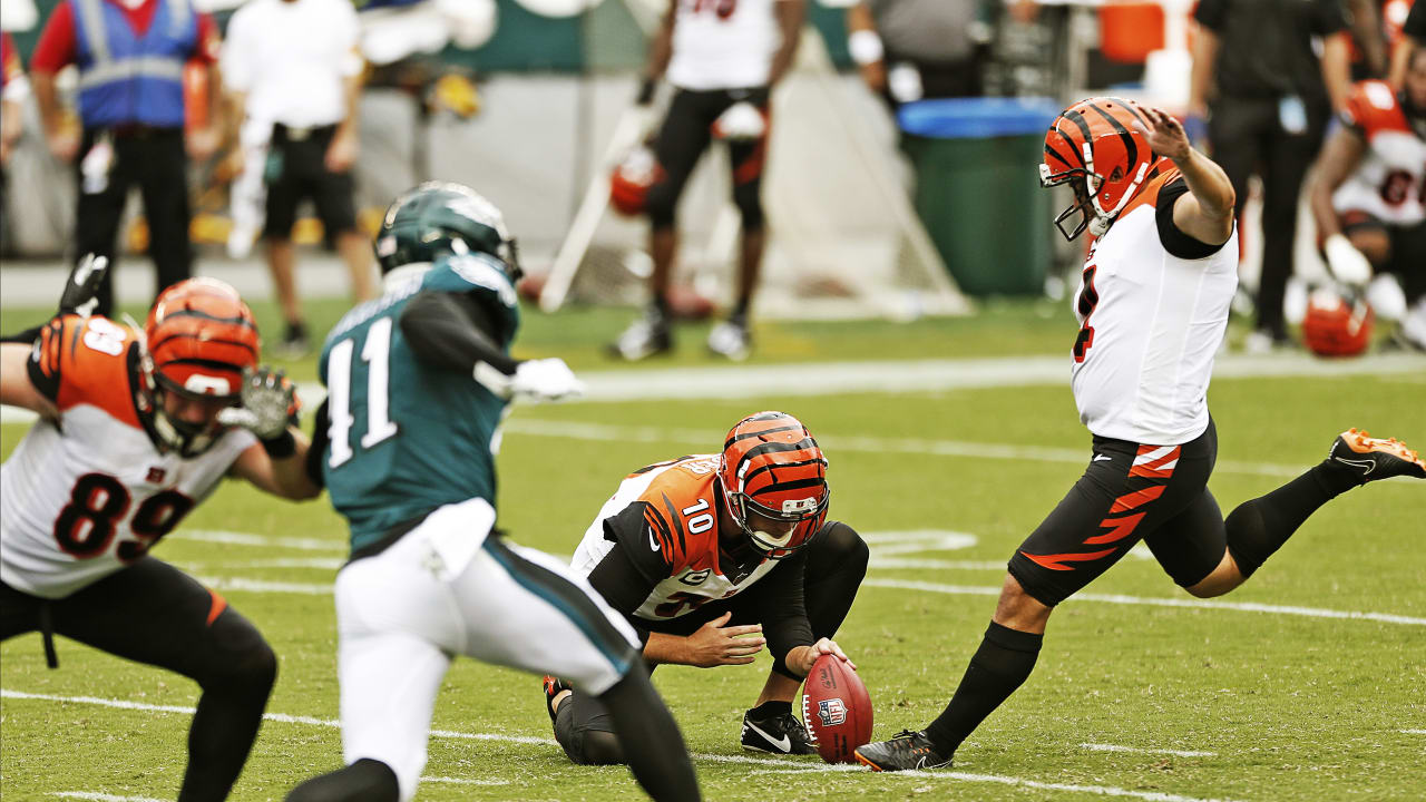 Cincinnati Bengals offensive tackle Keaton Sutherland (74) after