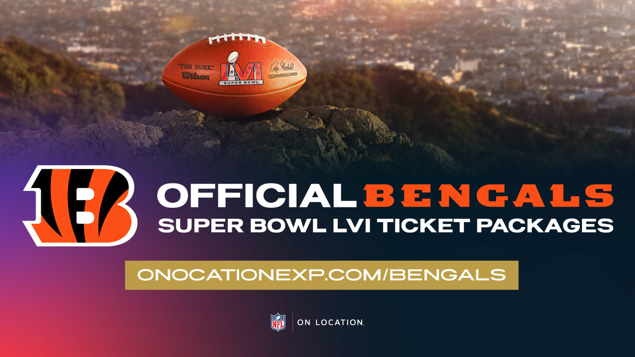 On Location And The Bengals Announce The Sale Of Official Super Bowl
