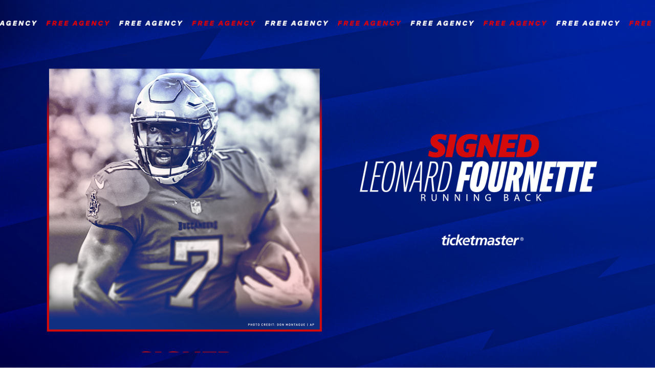 Leonard Fournette Signed Tampa Bay Buccaneers Jersey Super Bowl LV