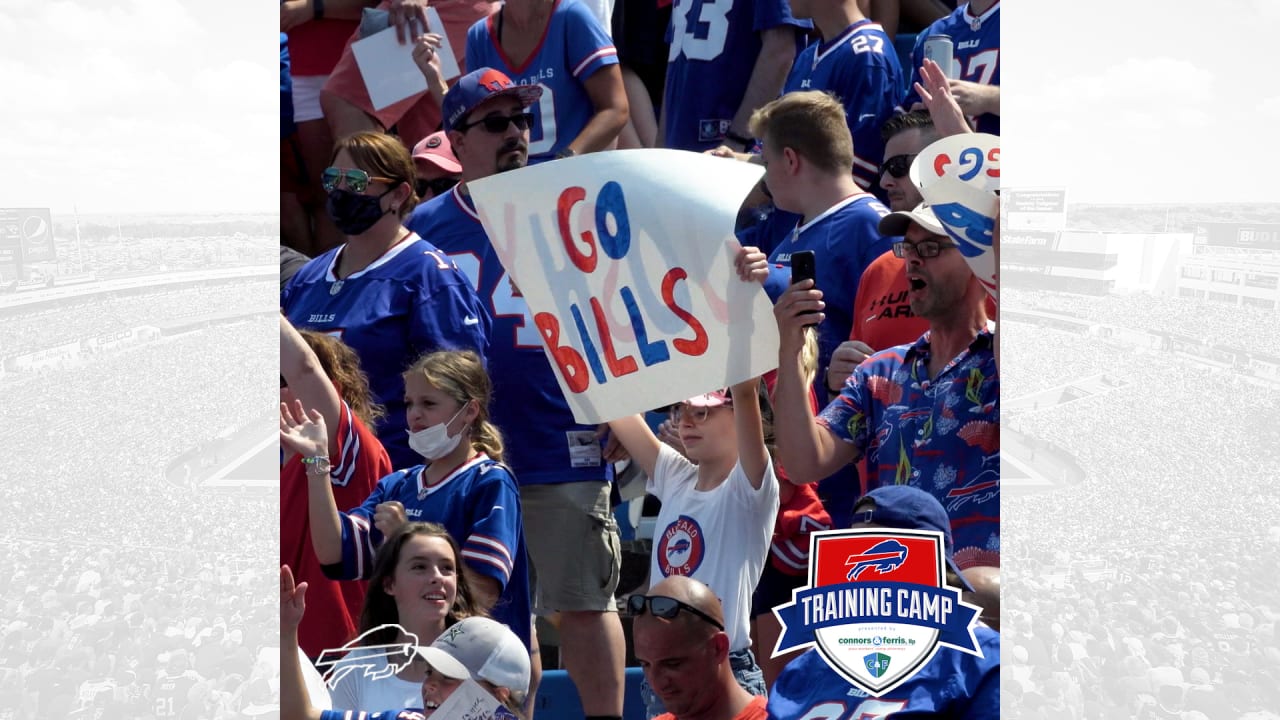 Bills Take the Field at Return of the Blue and Red