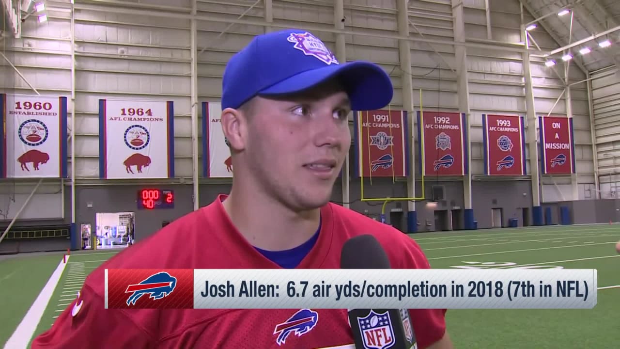 Bills QB Josh Allen on how far he can throw, his decisionmaking and