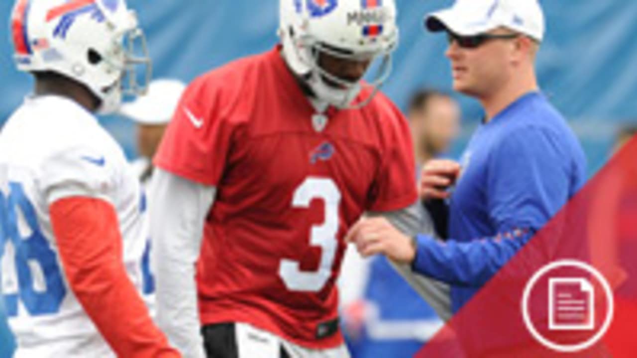 Buffalo Bills' EJ Manuel, Robert Woods, Marquise Goodwin focusing