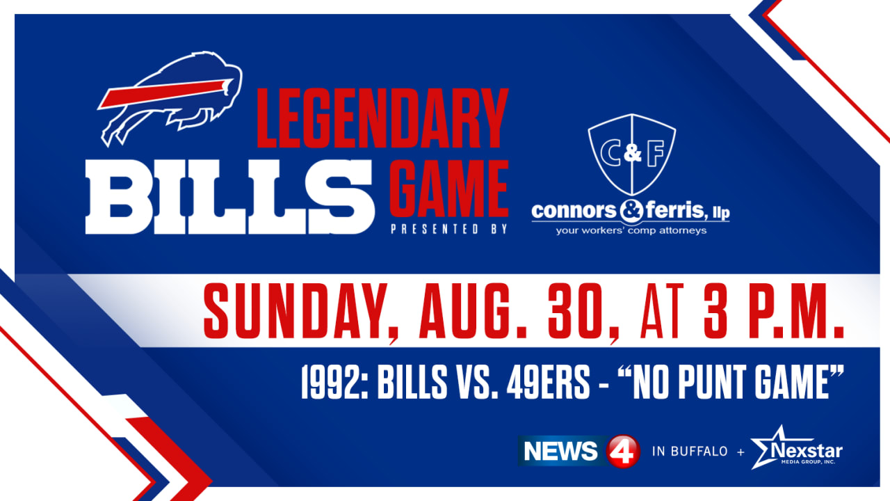 Bills vs. 49ers  How to watch this legendary 1992 Bills game