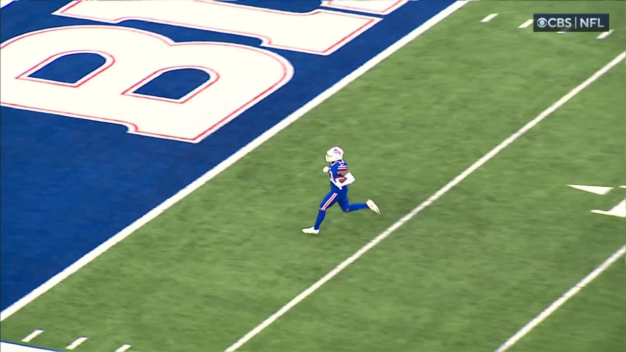 Josh Allen rushes for a 10-yard touchdown vs. Washington Commanders 