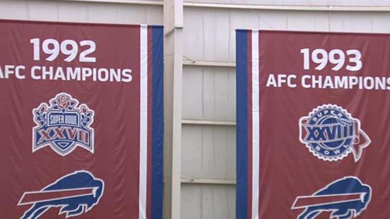 3 SIZES - Buffalo Bills AFC AFL Championship Super Bowl Banners Decals MAN  CAVE