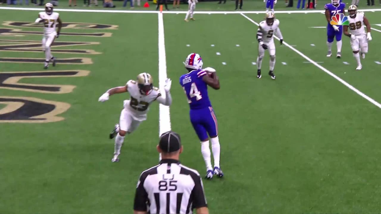 Sideline Access  Stefon Diggs scores wild TD, celebrates by