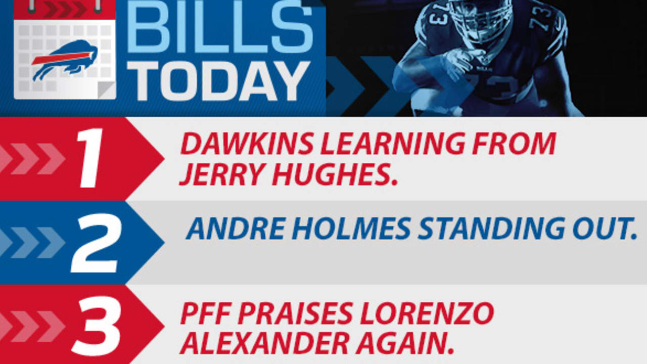 Bills Today: Dawkins learning from Jerry Hughes
