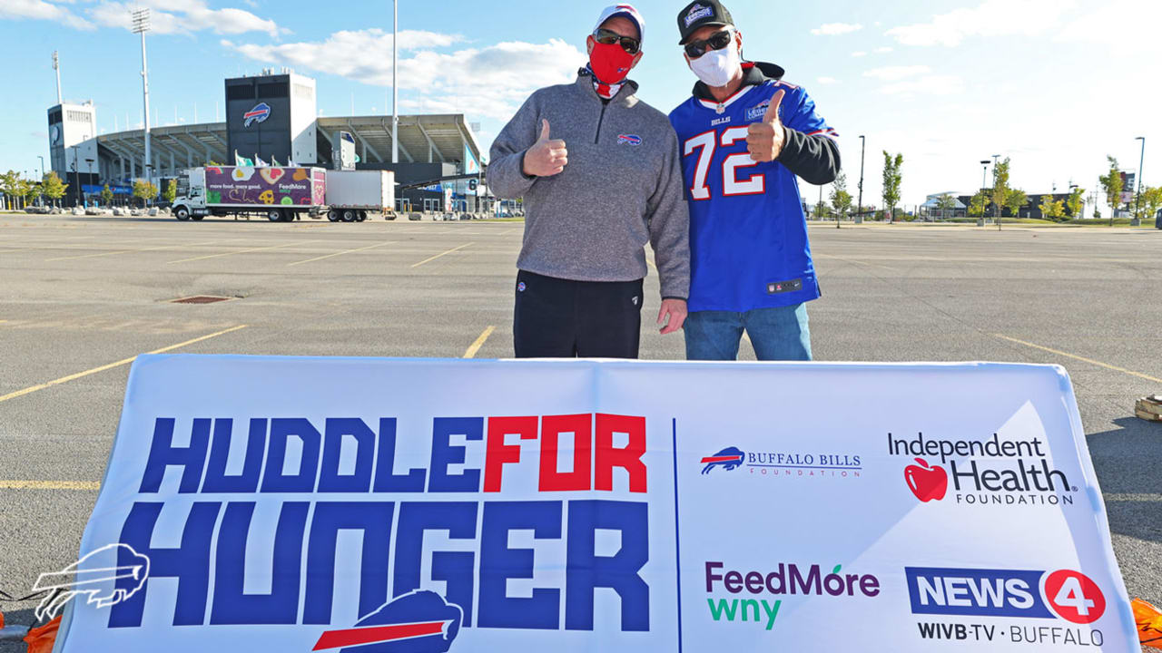 Buffalo Bills Huddle for Hunger  Buffalo Bills 