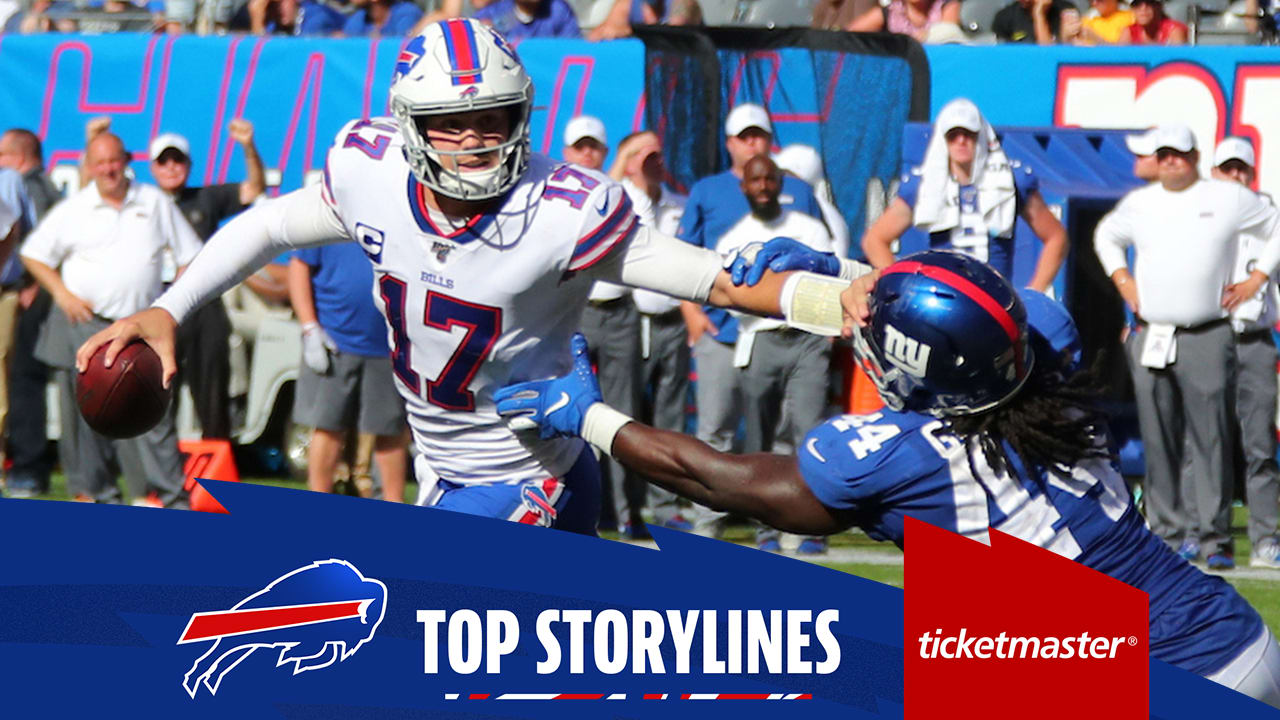 Top 7 storylines for Bills vs. Giants Sunday Night Football