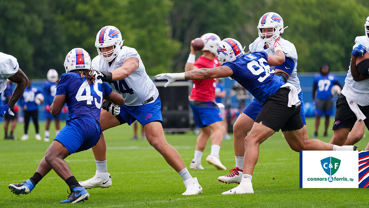 Tommy Doyle of the Buffalo Bills during training camp at Highmark Photo  d'actualité - Getty Images