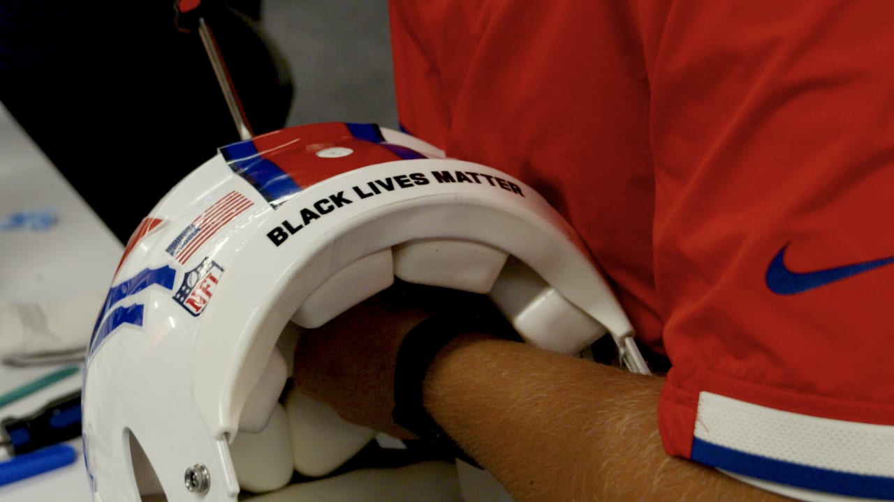 LA Rams All Wore Choose Love Helmet Decals For Last Night's Season Opener  Against Buffalo Bills