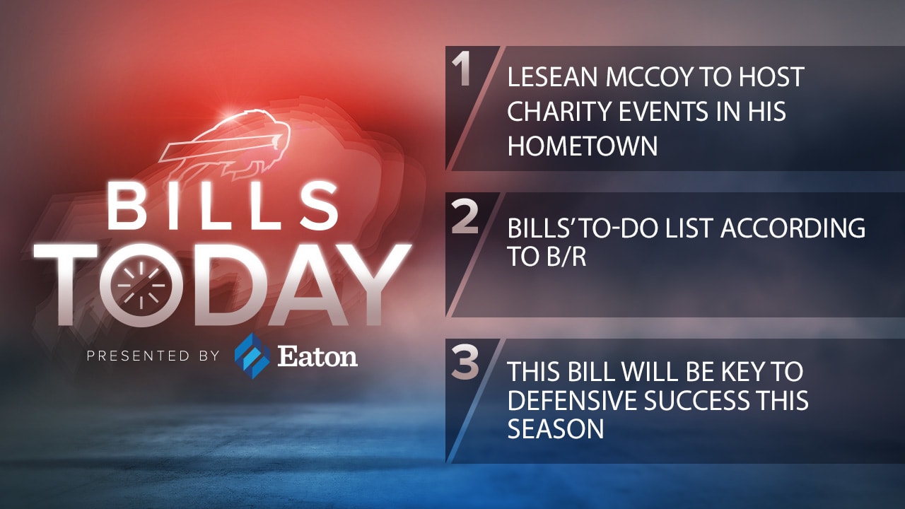 Bills Today: LeSean McCoy to host charity events in his hometown