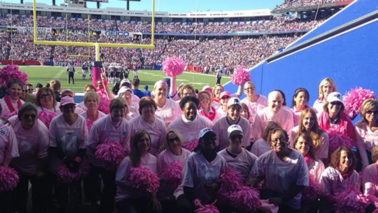 Buffalo Bills BILLIEVE raises Breast Cancer Awareness