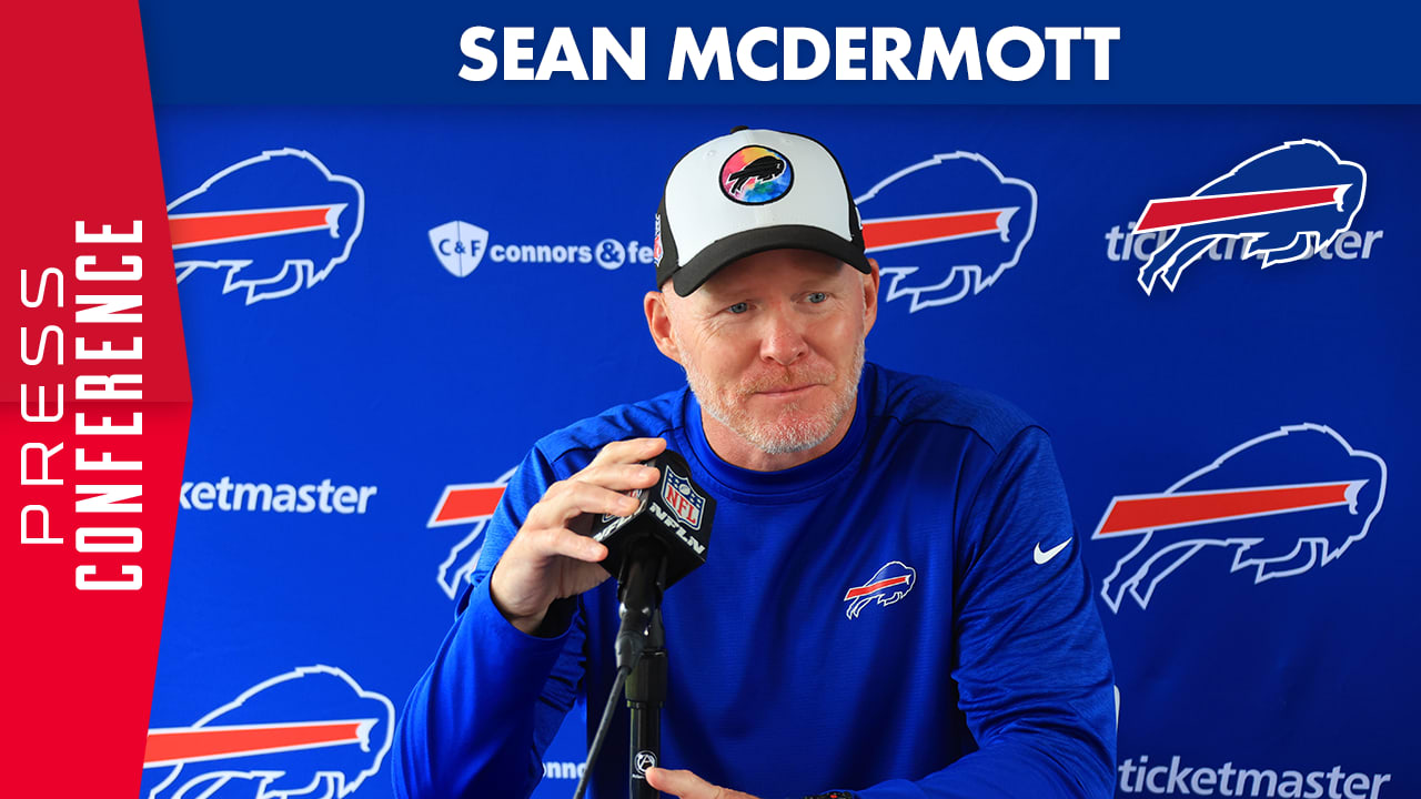 Bills' Coach Sean McDermott happy with o-line, Spencer Brown