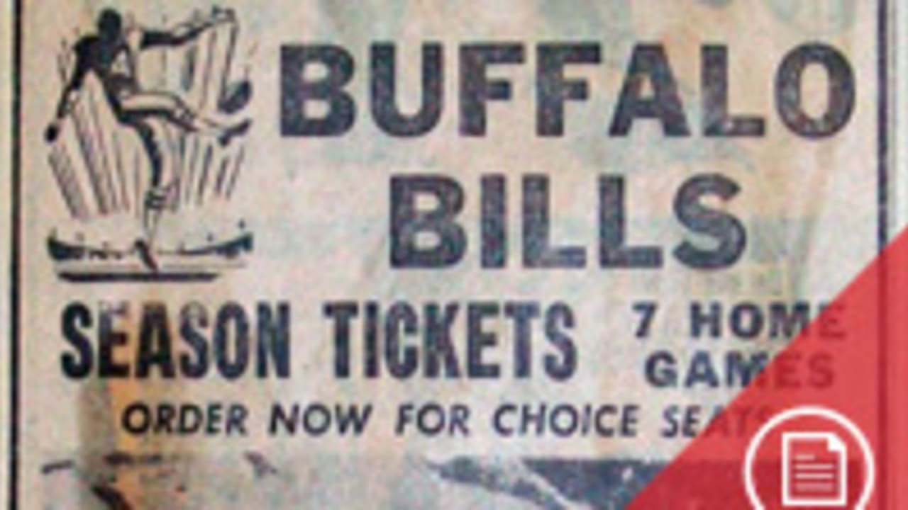 This week in 1960, the FIRST-EVER Bills season tickets went on sale.  Details: