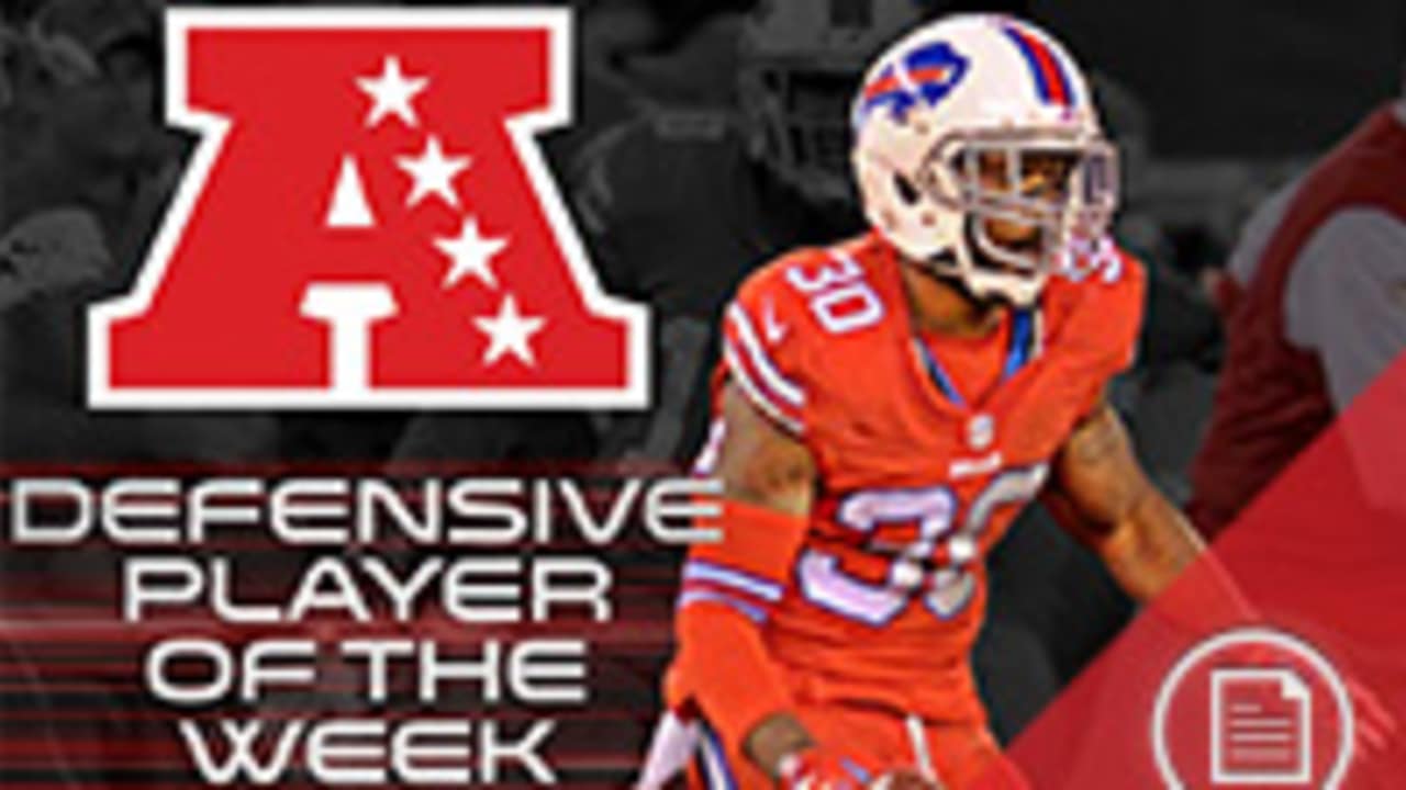 Bills S Bacarri Rambo named AFC Defensive Player of the Week