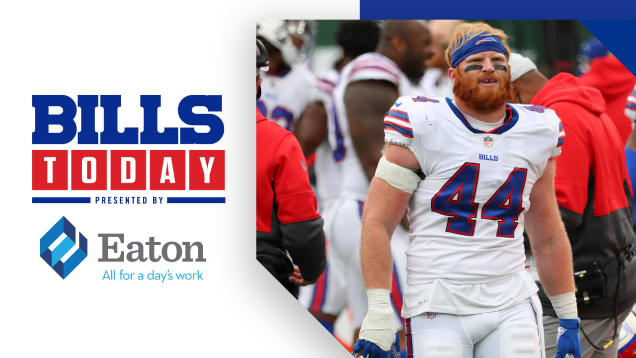 Buffalo Bills inside linebacker Tyler Matakevich (44) walks off the field  after an NFL football game against the Washington Football Team, Sunday,  Sept. 26, 2021, in Orchard Park, N.Y. (AP Photo/Brett Carlsen