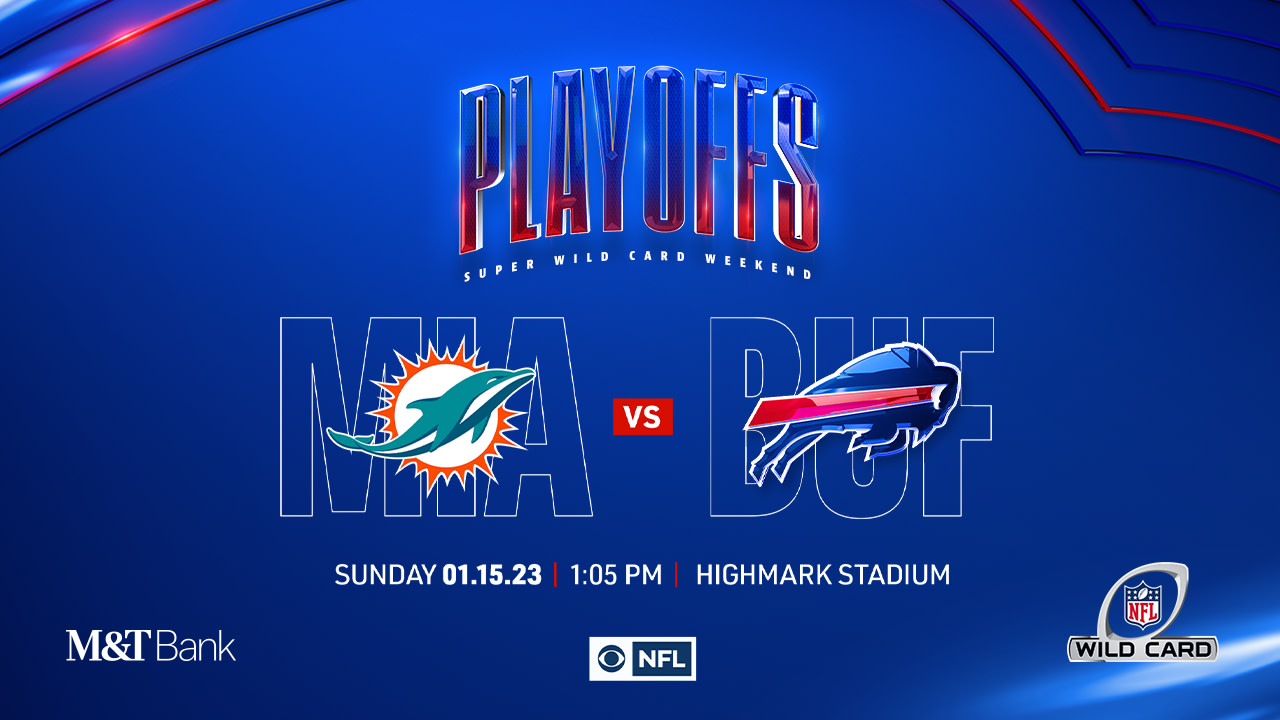 Miami Dolphins vs. Buffalo Bills NFL playoff game schedule, television