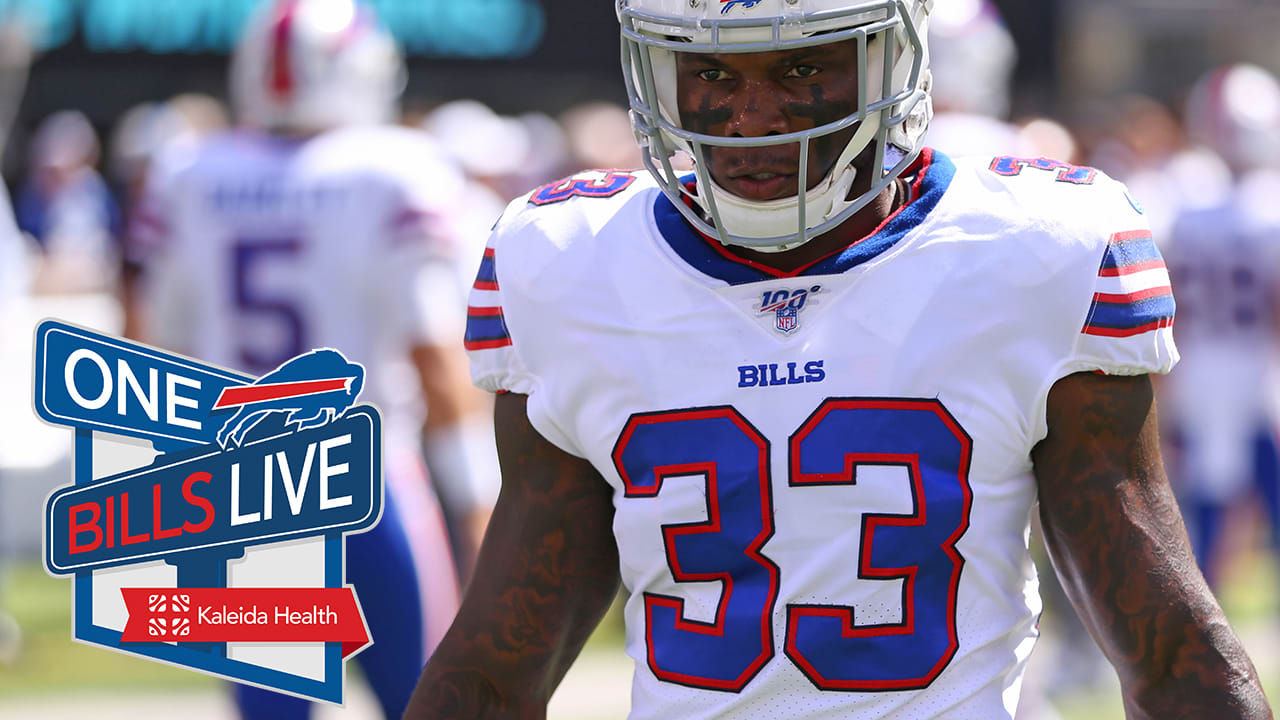 Buffalo Bills cornerback Siran Neal (33) lines up during the first