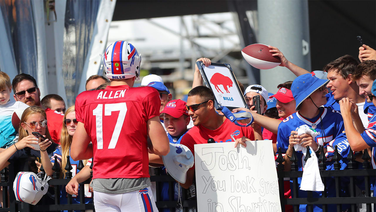 Josh Allen hoping to be even better at Buffalo Bills training camp