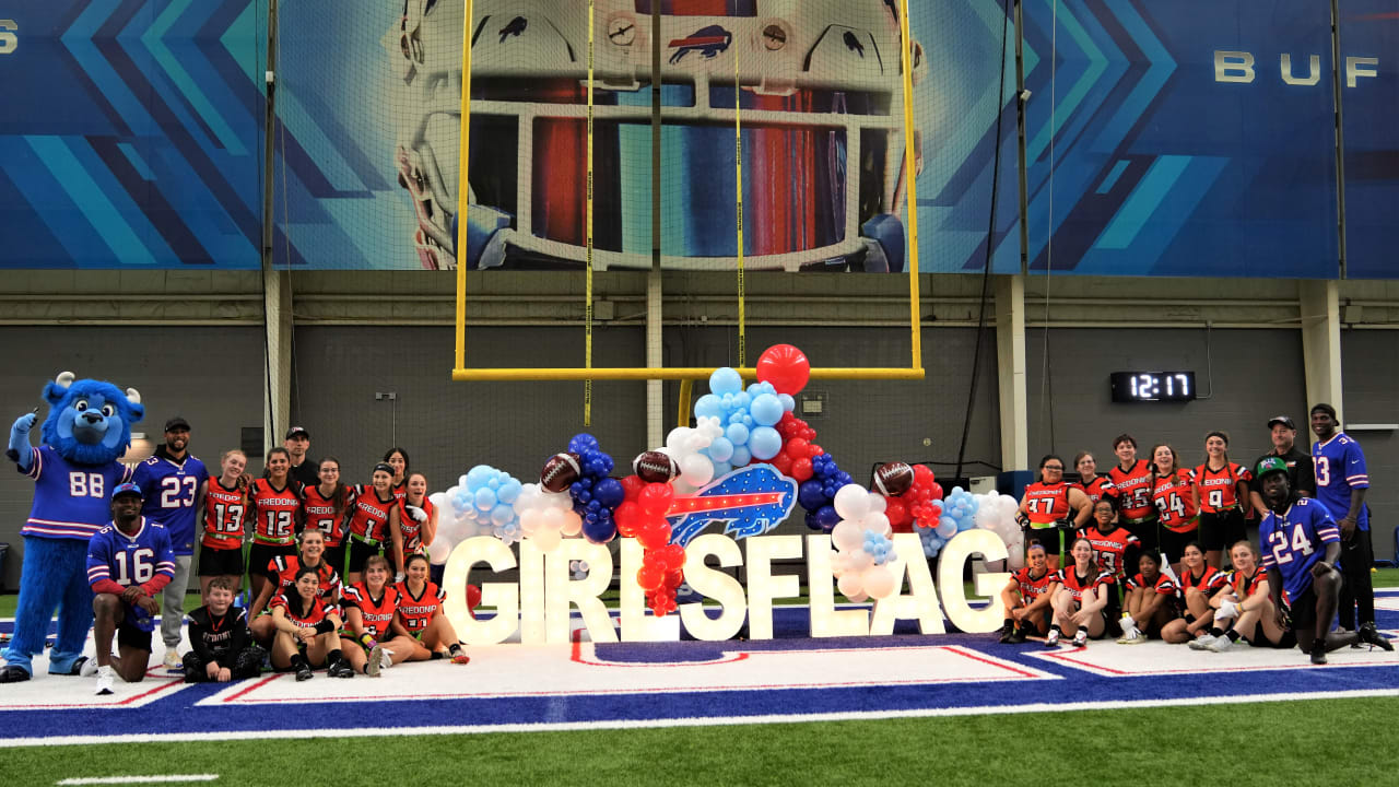 Bills welcome over 1,000 participants for High Girls Flag Football Celebration event